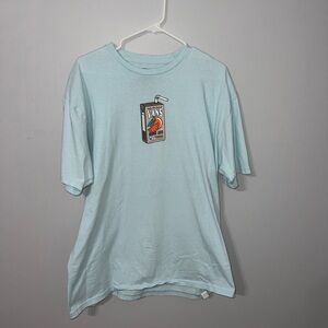 Vans Sky Blue Tee with Juice Box Graphic